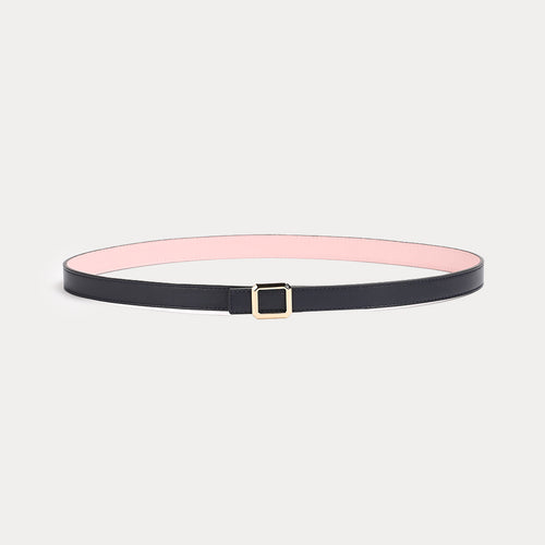 Ceinture Réversible Petite Marlène Noir Rose
