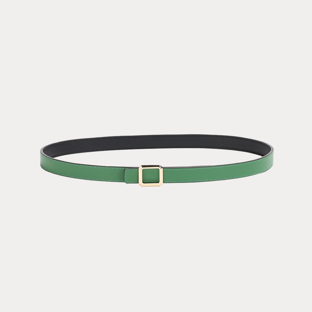 Petite Marlene Black Green reversible Belt