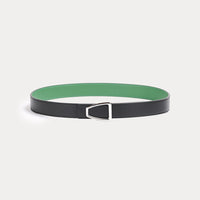 Romane Reversible Belt Black Green