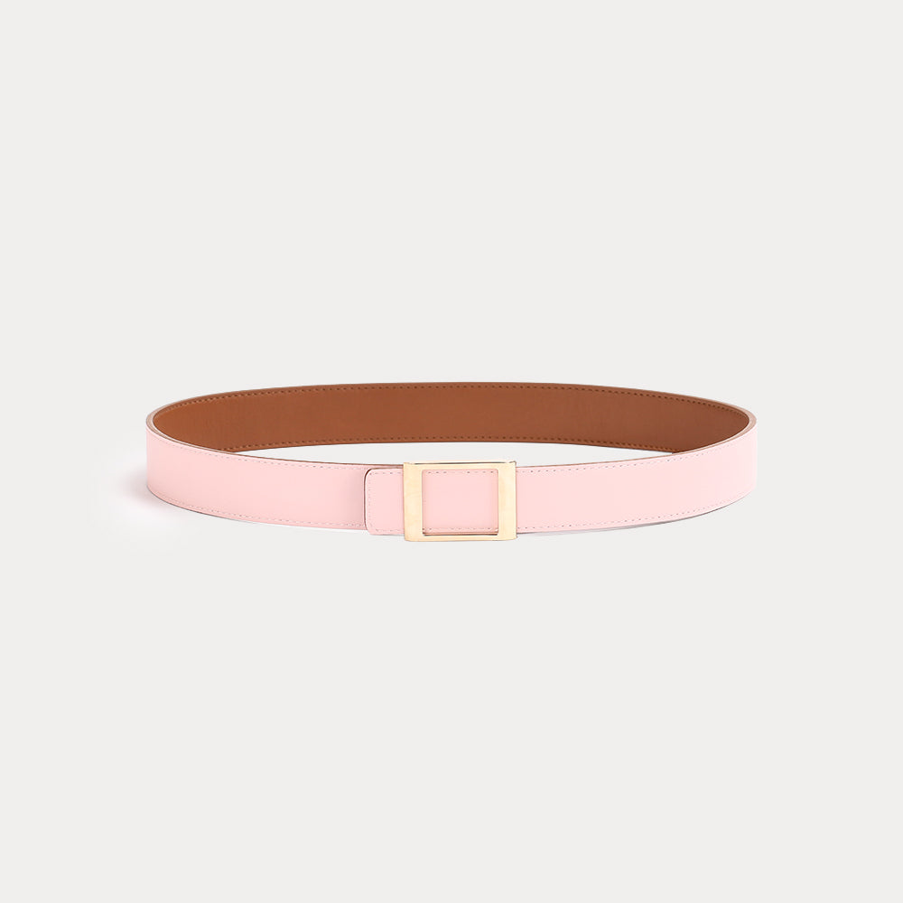 Reversible Grande Emmanuelle Belt Havana Pink