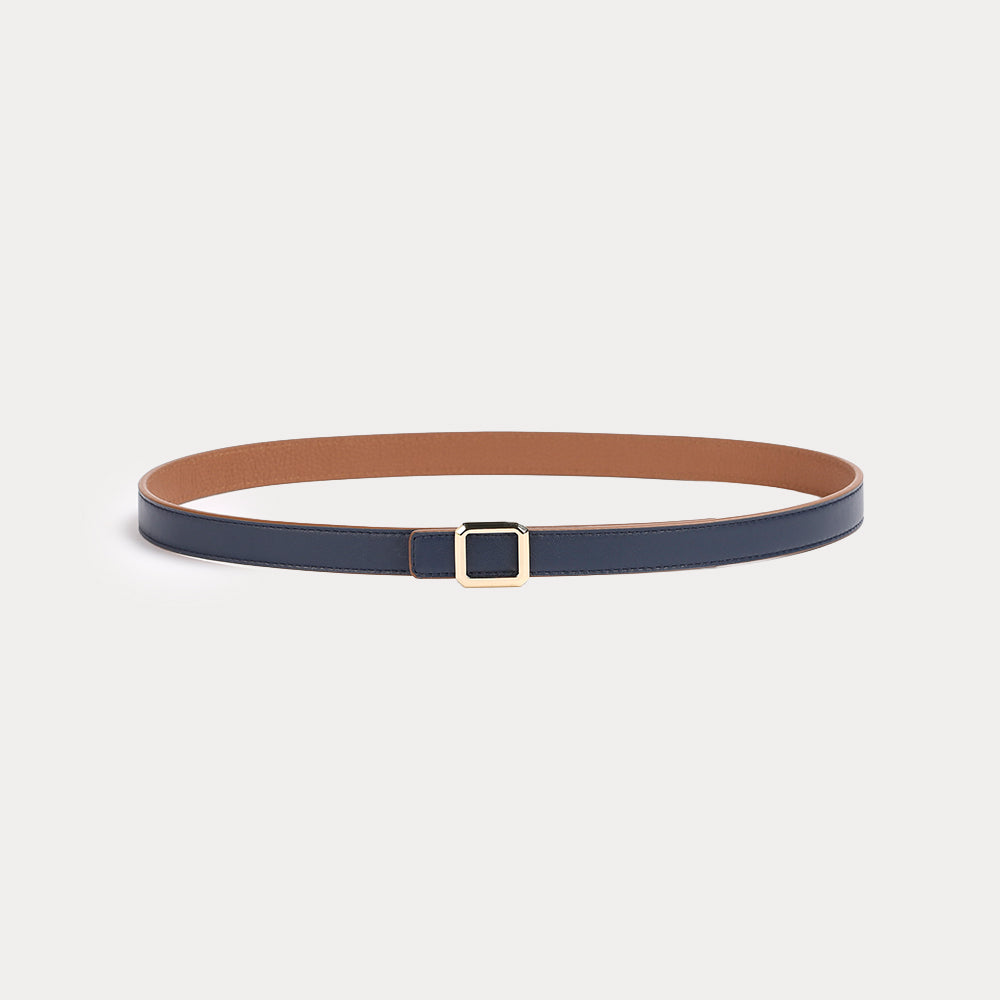 Petite Marlene Navy Havana reversible Belt