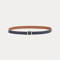 Petite Marlene Navy Havana reversible Belt