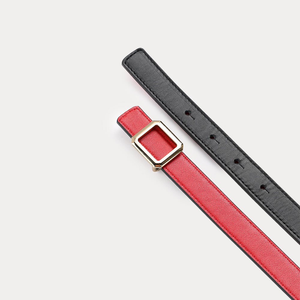 Petite Marlene Black Gooseberry reversible Belt