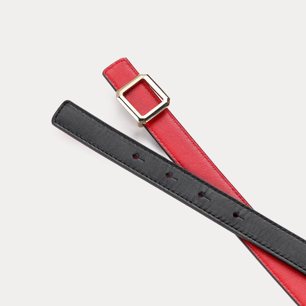 Petite Marlene Black Gooseberry reversible Belt