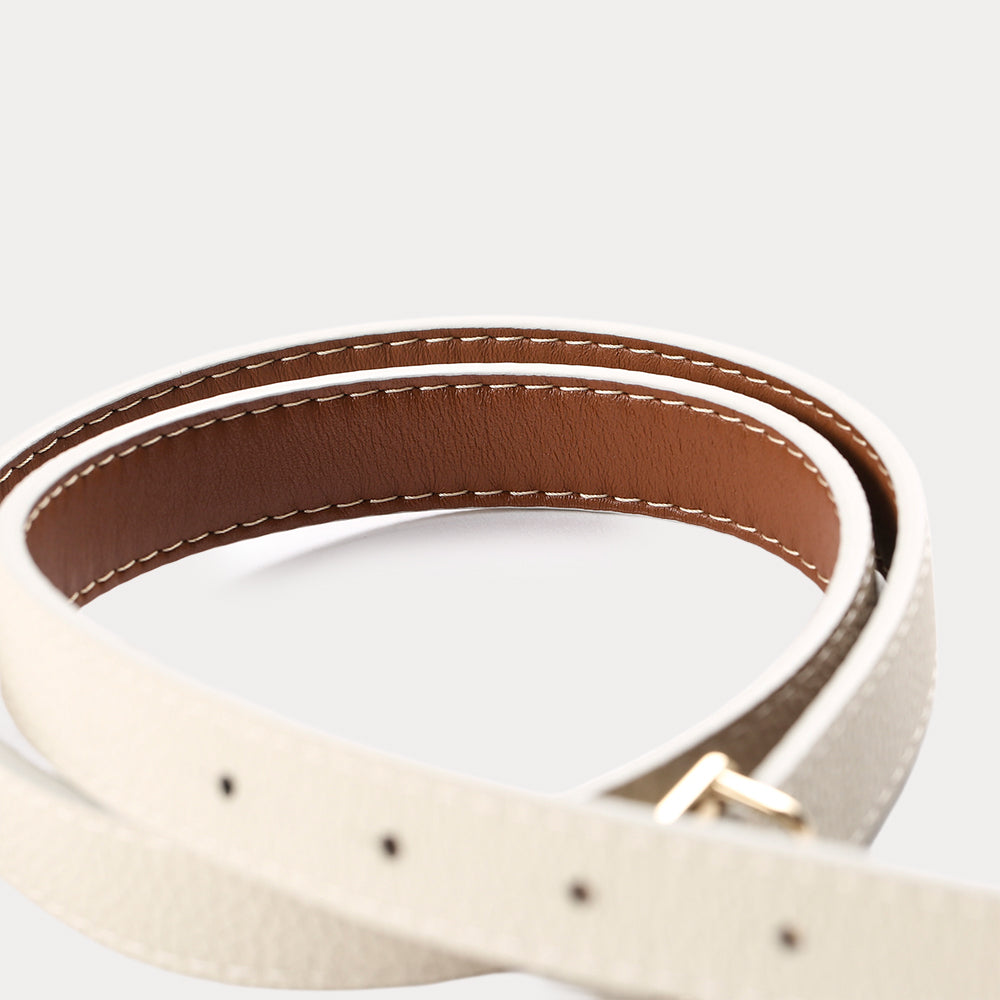 Petite Marlene Havana Ecru reversible Belt