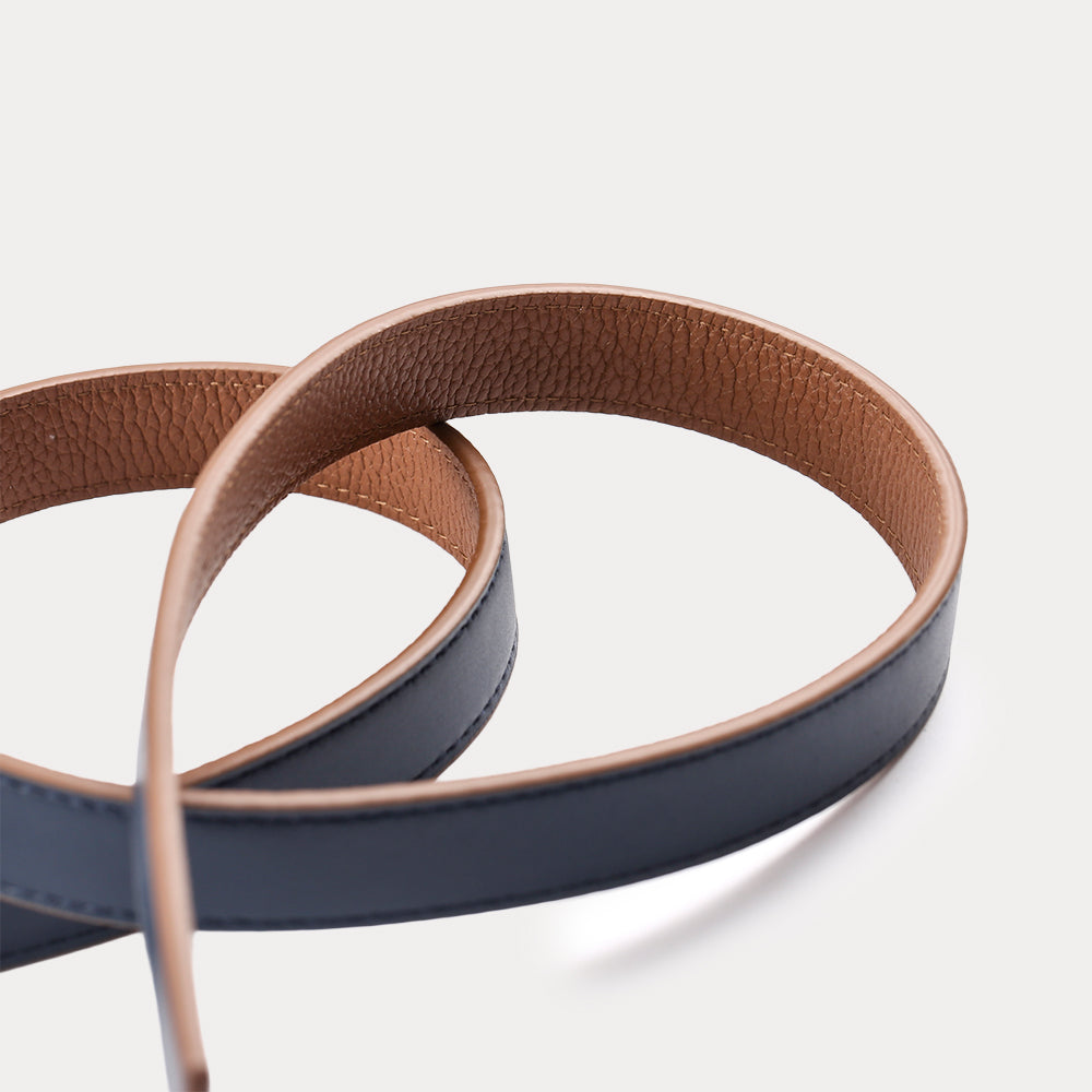 Petite Marlene Navy Havana reversible Belt