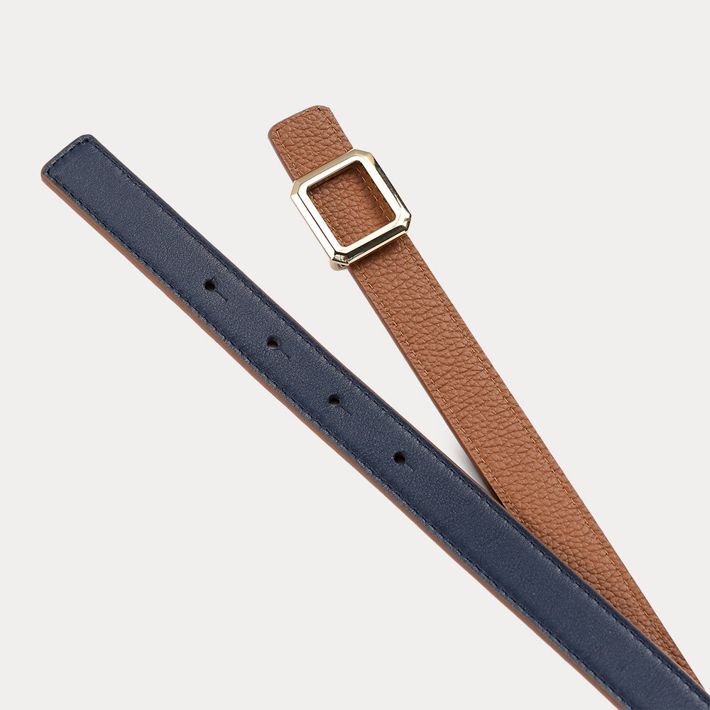Petite Marlene Navy Havana reversible Belt