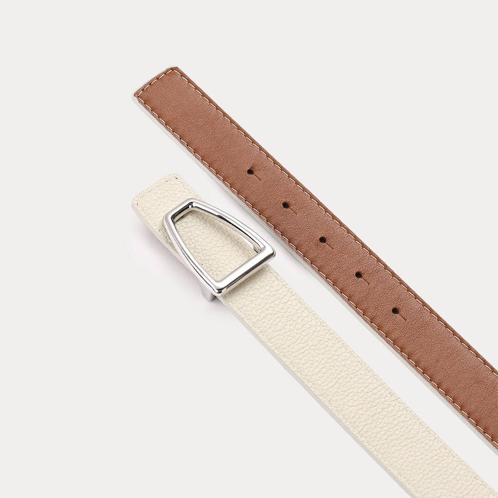 Reversible Romane Havana Ecru Belt