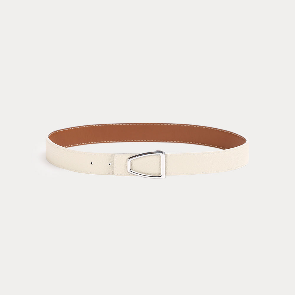 Reversible Romane Havana Ecru Belt