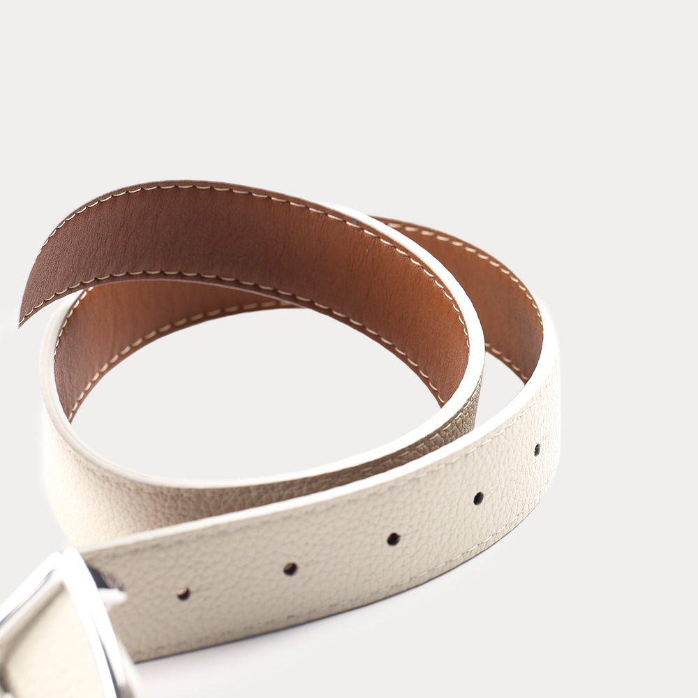 Reversible Romane Havana Ecru Belt