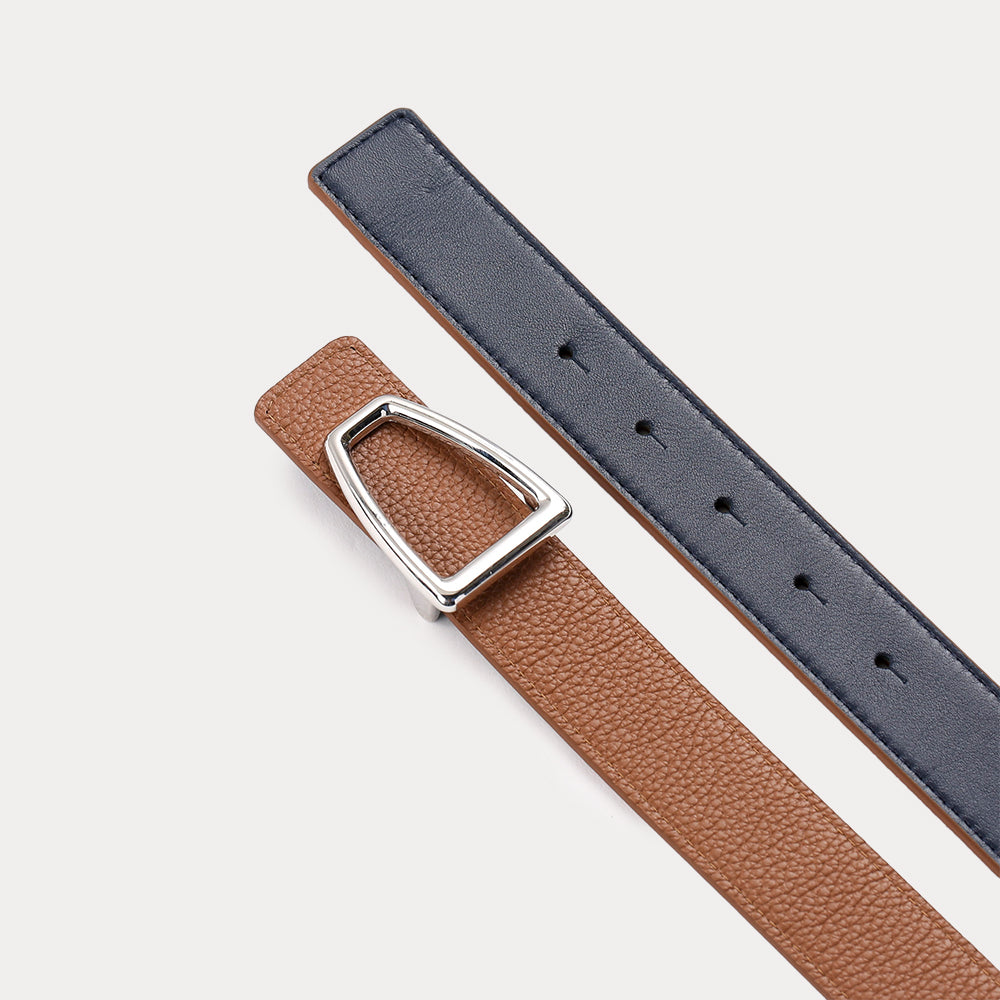 Romane Reversible Belt Navy Havana