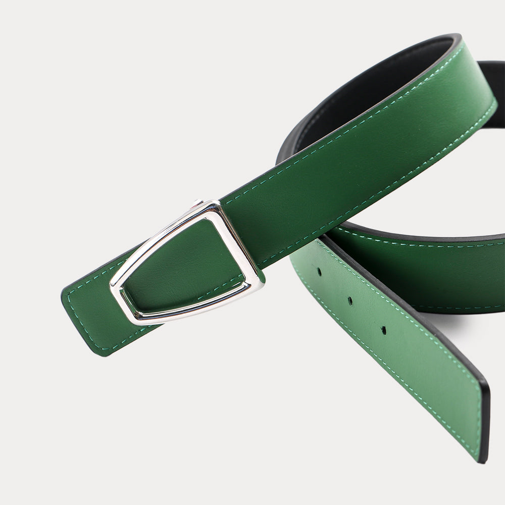 Romane Reversible Belt Black Green