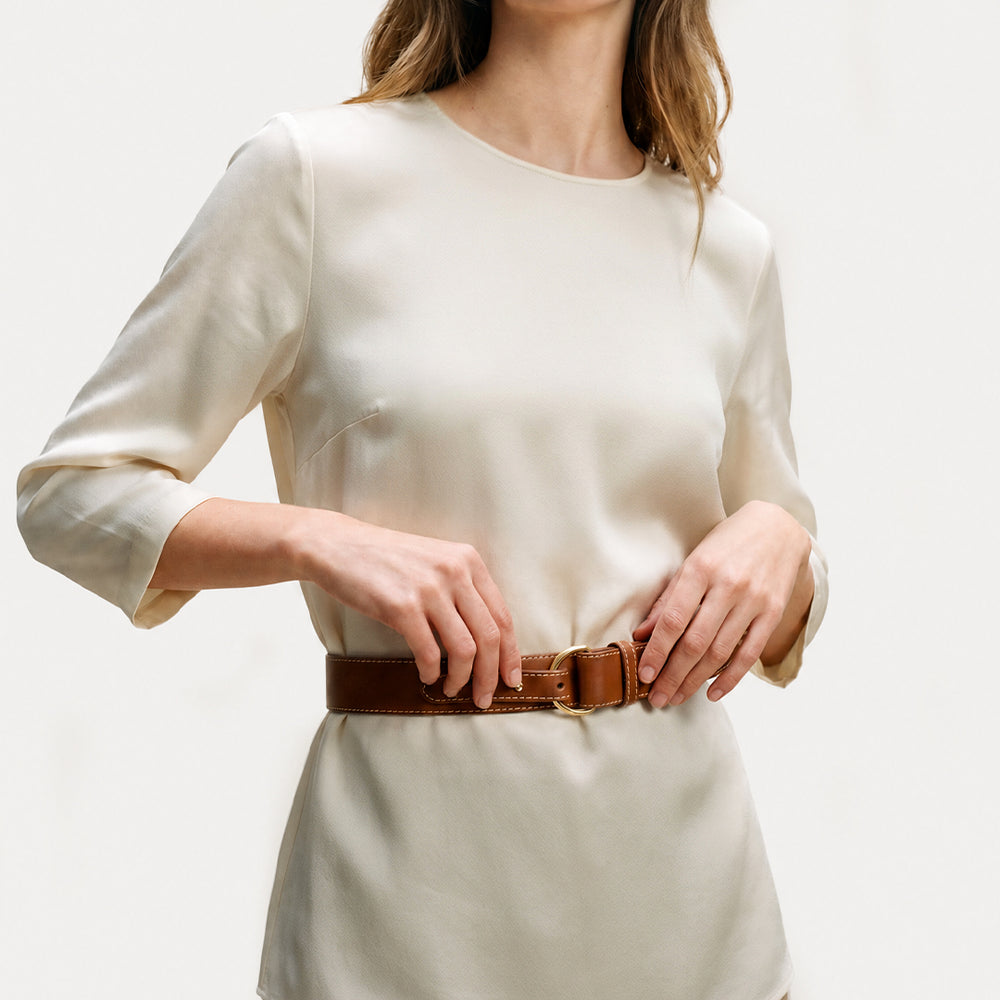 Clémence Havane Belt