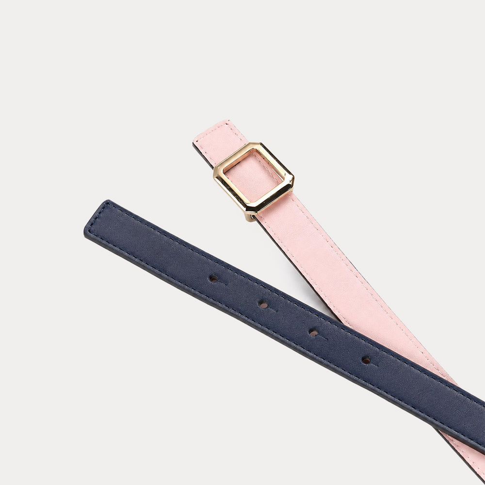 Ceinture Réversible Petite Marlène Marine Rose